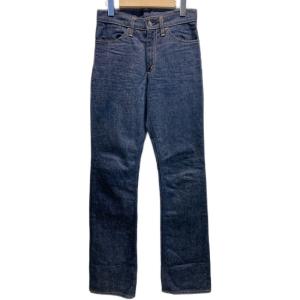 DENIME　ベルボトム　デニムパンツ　Gパン　ボトムス　コットン　無地　ジップフライ　ブーツカット　オレンジタブ　ブランドタグ　日本製　アメカジ　古着｜kinji