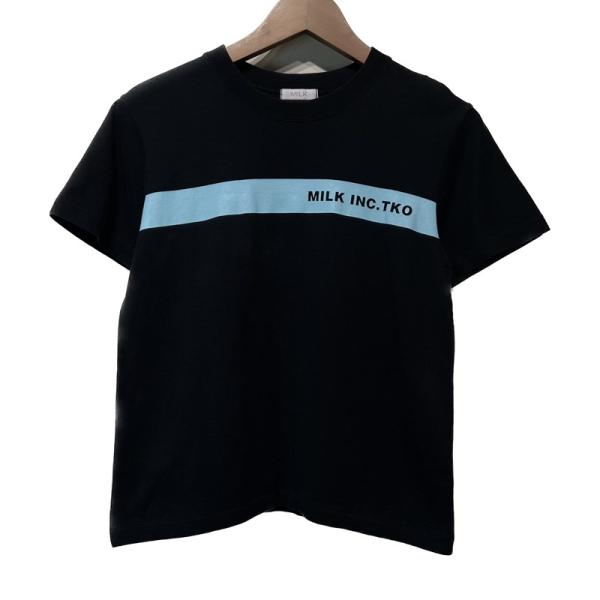 MILK　半袖Tシャツ　無地　MILK INC TKO　クルーネック　レディース　コットン　古着