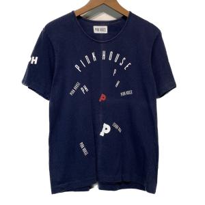 PINK HOUSE　Ｔシャツ　半袖Tシャツ　ロゴプリント　PO1410AL28　1994年春　古着｜kinji