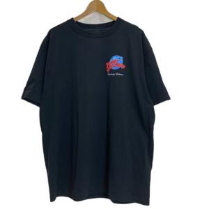 PLANET HOLLYWOOD　Tシャツ　半袖　カットソー　トップス　クルーネック　両面プリント　ブランドロゴ　ロゴT　デッドストック　オーバーサイズ　USA製　古着｜kinji