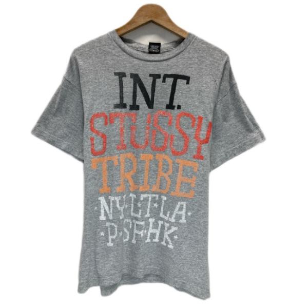 STUSSY INTERNATIONAL TRIBE　Tシャツ　半袖　カットソー　トップス　クルーネ...