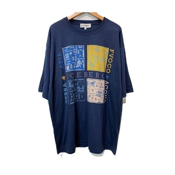 ICEBERG　Tシャツ　プリント　古着