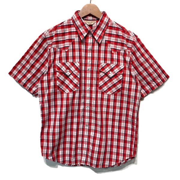 Levi&apos;s　Red Tab　ウエスタンシャツ　チェックシャツ　半袖シャツ　シャツ　トップス　レギュ...