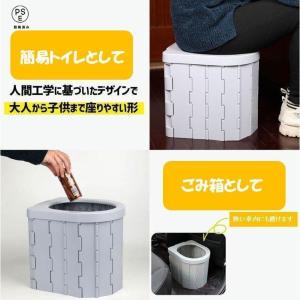 簡易トイレ テント セット ポータブルトイレ ...の詳細画像2
