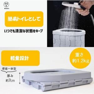 簡易トイレ テント セット ポータブルトイレ ...の詳細画像3