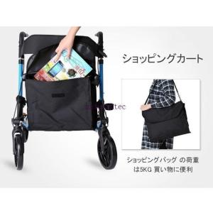 椅子付き 歩行器 ショッピングカー 高齢者用 ...の詳細画像3