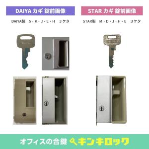 ITO (アイティーオー) 合鍵 書庫・両開き...の詳細画像1