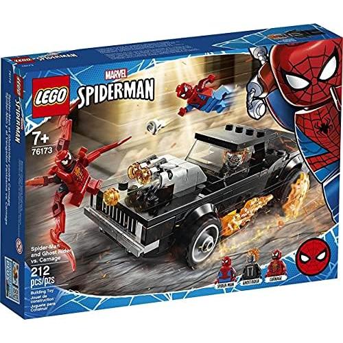 レゴ マーベル スパイダーマン: スパイダーマンとゴーストライダー対カーネイジ 76173 収集可能...