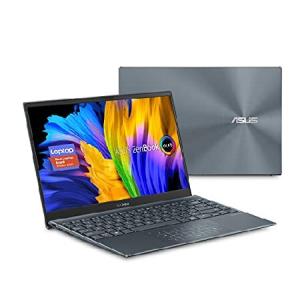 ASUS ZenBook 13 OLED Ultra-Slim Laptop, 13.3  OLED FHD NanoEdge Bezel Display, AMD Ryzen 7 5700U, 8GB LPDDR4X RAM, 512GB PCIe SSD, NumberPad, Wi-Fi 5,