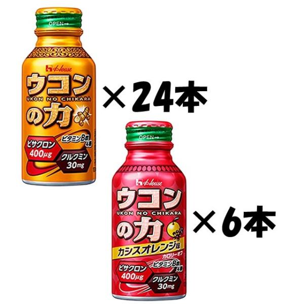 ウコンの力　ウコンエキスドリンク　24本・カシスオレンジ　6本　計30本　