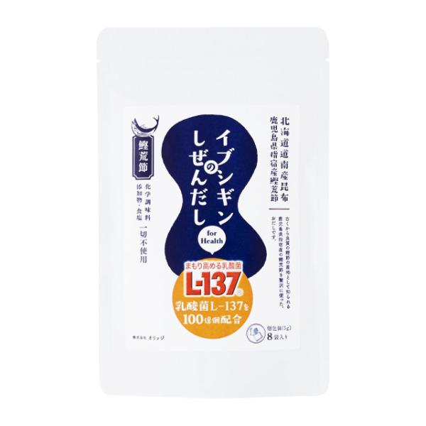 オリッジ　イブシギンのしぜんだし　乳酸菌L-137配合　粉末40g（8g×5P）×30袋　　送料無料...