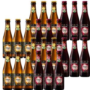 リンデマンス タロット・ノワール タロット・ドール　各12本計24本セット（250ml瓶） フルーツ・ランビックビール ベルギー 8％｜kinko-wine