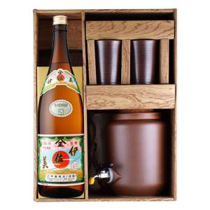 伊佐美 25度 1800ml 焼酎サーバー セット 斗壷型2