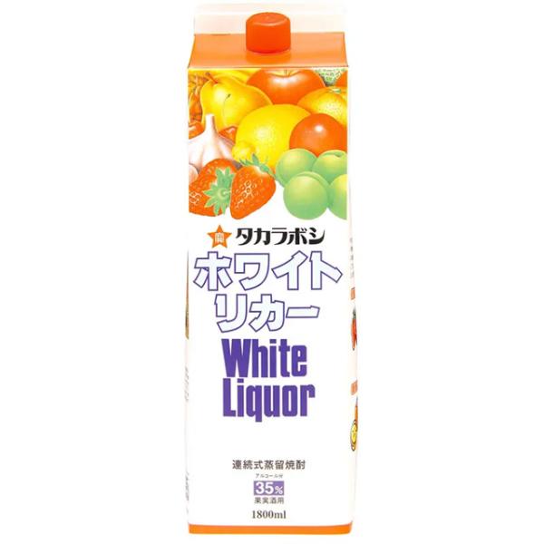 宝星 ホワイトリカーパック 35度 1800ml 本坊酒造