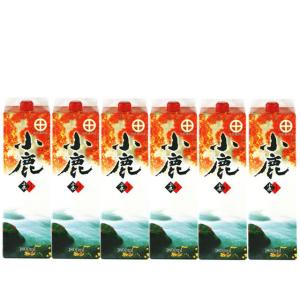 お買い得 小鹿パック 25度 1800ml×6本 芋焼酎 小鹿酒造 白麹 ケース 北海道 東北エリアは別途運賃が1000円発生します。