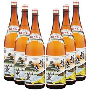 送料無料 さつま 白波 25度 1800ml×6本 1ケース 薩摩酒造 芋焼酎