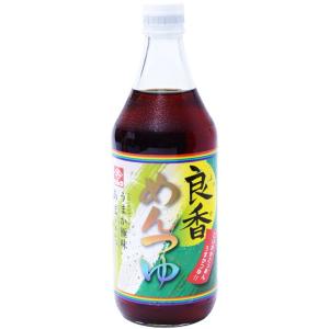 ヒシク　良香めんつゆ　500ml　×　15本［藤安醸造／めんつゆ／鹿児島］｜kinko