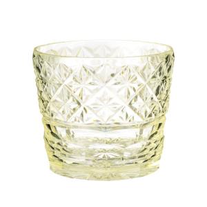 黒木国昭作 猪口 薩摩切子 ぐい呑み 青被せガラス 共箱付 江戸切子