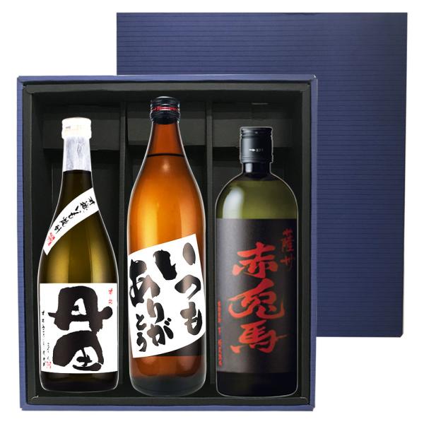 いつもありがとうラベル900ml・有機丹田720ml・赤兎馬720ml×各1本 化粧箱入※北海道・東...