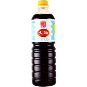 送料無料　カネトク醤油　太陽うすくちしょうゆ　1000ml　　佐賀屋醸造 　濃口醤油　鹿児島うすくち醤油｜kinko