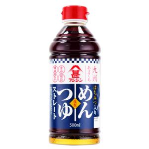 フジジン 蜂蜜入り あまくちストレートめんつゆ 500ml  富士甚醤油 めんつゆ 大分県