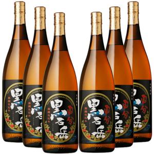 黒石岳 25度 1800ml×6本 芋焼酎 国分酒造※北海道・東北エリアは別途運賃が1000円発生します。｜kinko