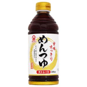 フジジン めんつゆストレート 500ml 富士甚醤油｜kinko