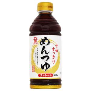 フジジン めんつゆストレート 500ml 富士甚醤油