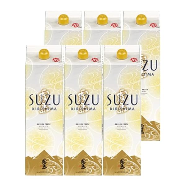 SUZUKIRISHIMA パック 20度 1800ml×6 芋焼酎 霧島酒造※北海道・東北エリアは...
