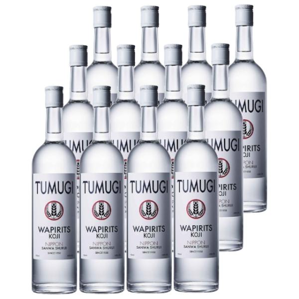 WAPIRITS TUMUGI(つむぎ) 40度 750ml×12本 瓶 スピリッツ※北海道・東北エ...