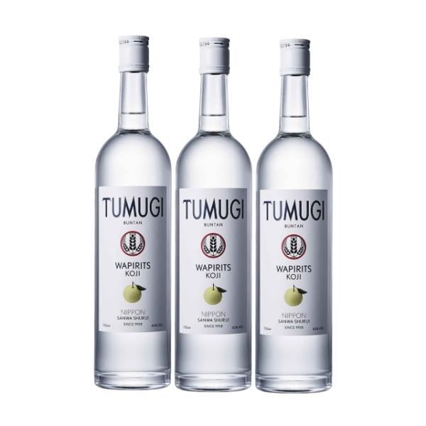 TUMUGI(つむぎ) BUNTAN ブンタン 43度 750ml×3本 瓶 スピリッツ※北海道・東...