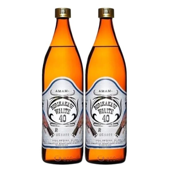 ルリカケス ホワイト 40度 900ml×2本 ジャパニーズラム酒 高岡醸造※北海道・東北エリアは別...