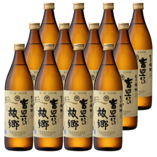 吉四六の故郷 25度 900ml×12本 麦焼酎 二階堂酒造 大分※北海道・東北エリアは別途運賃が1...