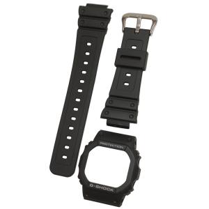 CASIO 純正 G-SHOCK GW-5600J-1JF 用ベルト (バンド) とベゼルのセット