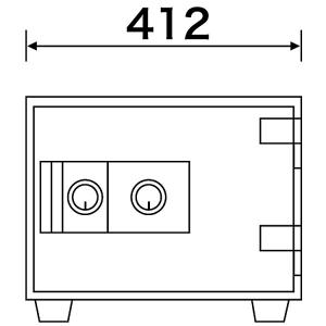 ダイヤセーフ Diamond Safe 耐火金...の詳細画像2