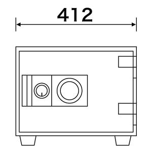 ダイヤセーフ Diamond Safe 耐火金...の詳細画像2