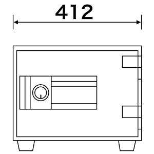 ダイヤセーフ Diamond Safe 耐火金...の詳細画像2
