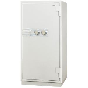 日本アイ・エス・ケイ 防盗金庫 2時間耐火 100万変換ダイヤル×2個＋電子ロック錠 STR53-L30