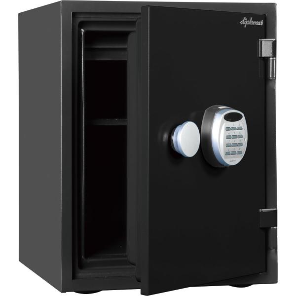 1時間耐火・耐水金庫 テンキー式 diplomat ディプロマット クリスタル A530R3WRBL...