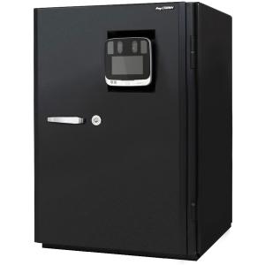 日本アイ・エス・ケイ 2時間耐火・耐破壊金庫 虹彩・顔認証＋ICカード認証 マットブラック KCX507-2iN
