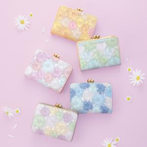 Aether 二つ折り財布 がま口 レディース イタリア製 型押しレザー マルグリート 大人可愛い お財布 ブランド エーテル P Aether Yahoo 店 通販 Yahoo ショッピング