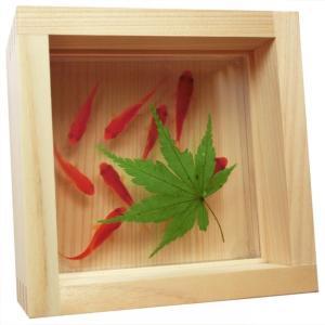 樹脂金魚アート 咲 紅葉 日本製 手作り ハンドメイド