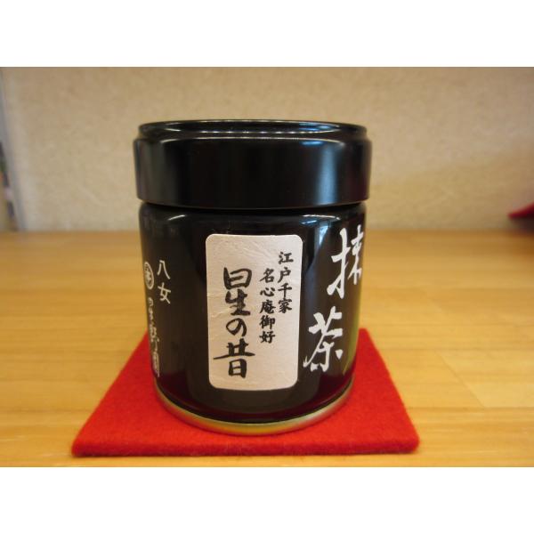 【錦昇園】抹茶 星の昔 薄茶 ４０ｇ 江戸千家 名心庵御好 星野製茶園詰