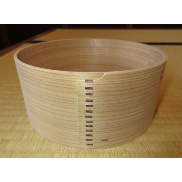 【錦昇園】茶道具 曲建水 木地 木製 杢仙作 紙箱入り お点前道具 お稽古道具 新品