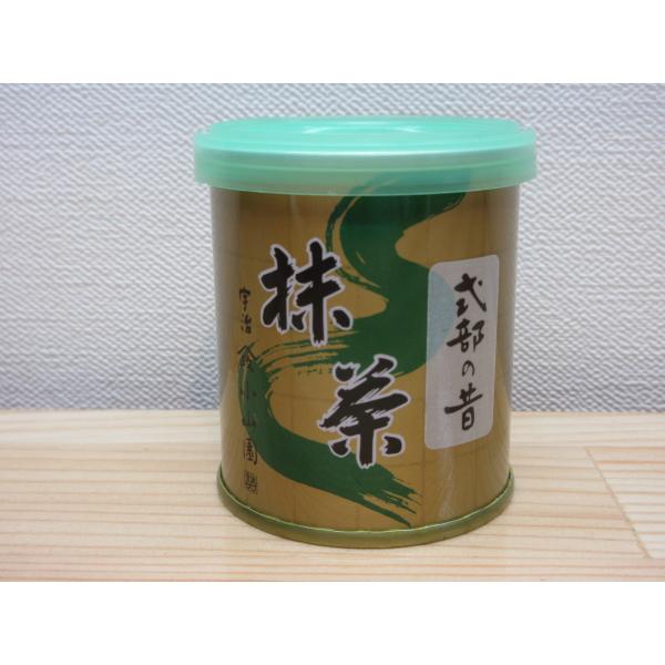 【錦昇園】抹茶 式部の昔 薄茶 ３０ｇ 小山園オリジナル銘柄 山政小山園詰