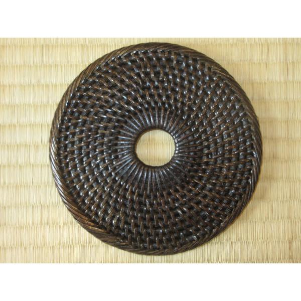 【錦昇園】藤組釜敷 利休 タトウ紙入り 茶道具 炭点前道具 お茶事道具 お稽古道具