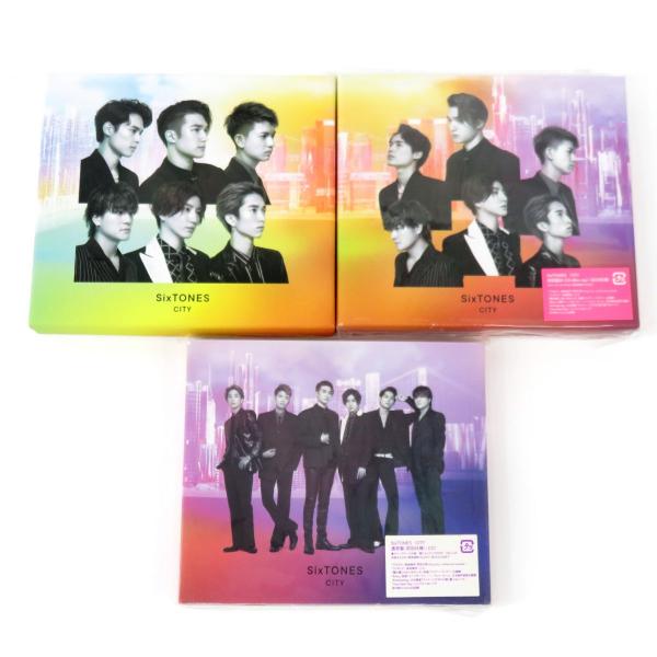 CD+DVD/CD+Blu-ray/CD SixTONES CITY 初回盤A・初回盤B・通常盤(初...