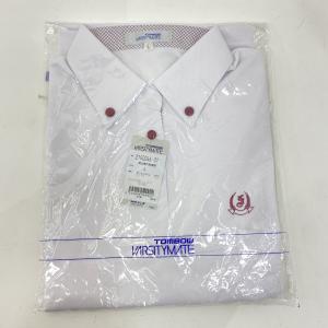 【未使用】岡山商大付属高校 TOMBOW トンボ 半袖 ポロシャツ Lサイズ