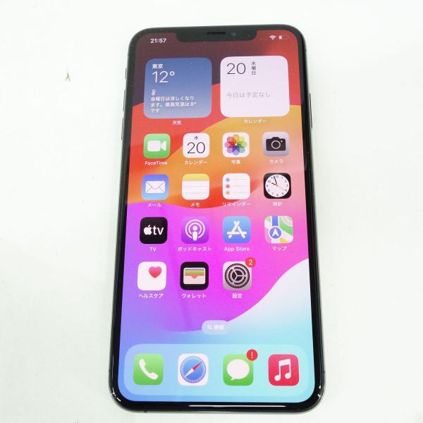 SIMフリー iPhone XS Max 64GB スペースグレイ MT6Q2J/A バッテリー最大...