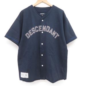 DESCENDANT ディセンダント 22ss BEARS SS ベースボールシャツ サイズ3 ※中古